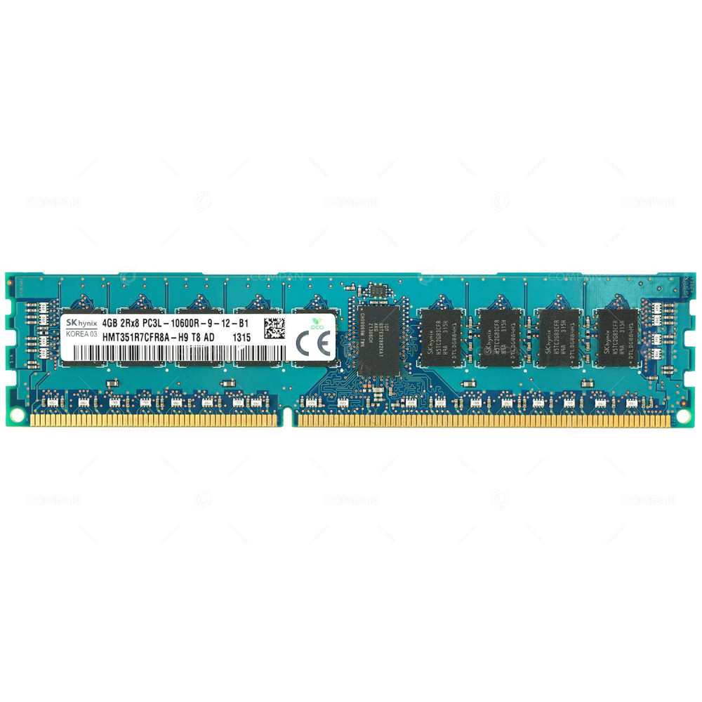 HMT351R7CFR8A-H9 HYNIX MEMORY 4GB 2RX8 PC3L 10600R DDR3 -